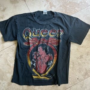 Madeworn Queen Distressed Band Tee